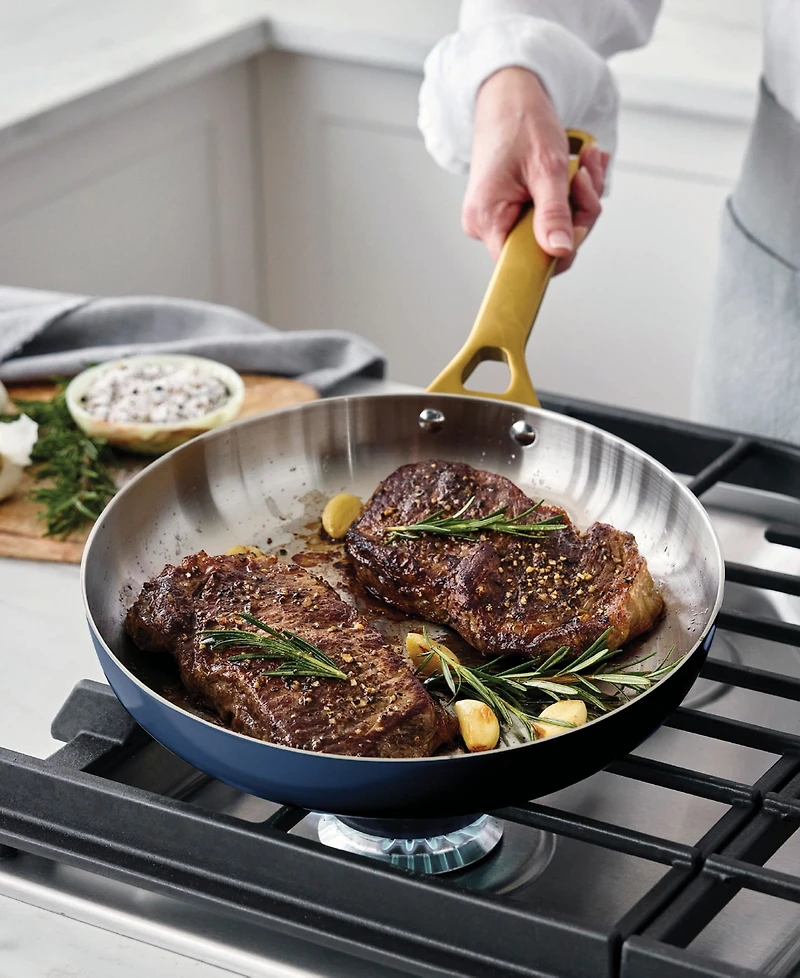 GreenPan Reserve Pro Tri-Ply Stainless Steel 2-Piece Frypan Set