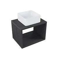 Swiss Madison Concorde 24'' Wall-Hung Vanity In Black