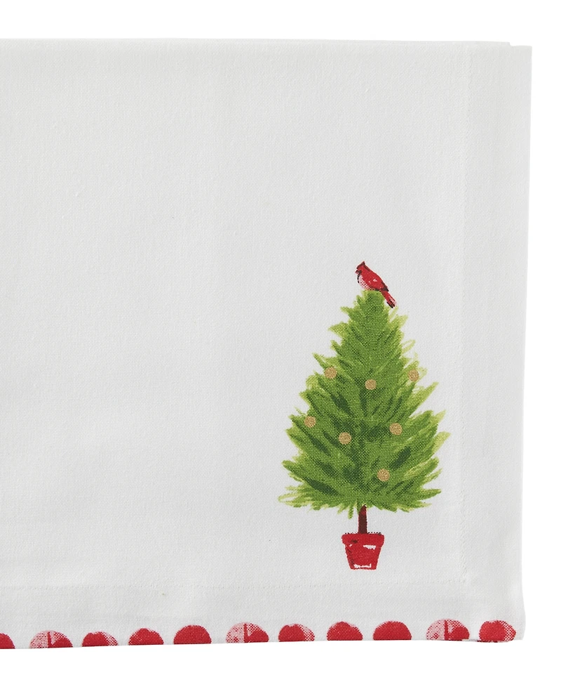 Tableau Holiday Tree-Bird Napkins, Set of 4