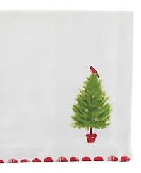 Tableau Holiday Tree-Bird Napkins, Set of 4