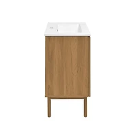 Classe 24" Freestanding Bathroom Vanity in Golden Oak with Sink Top