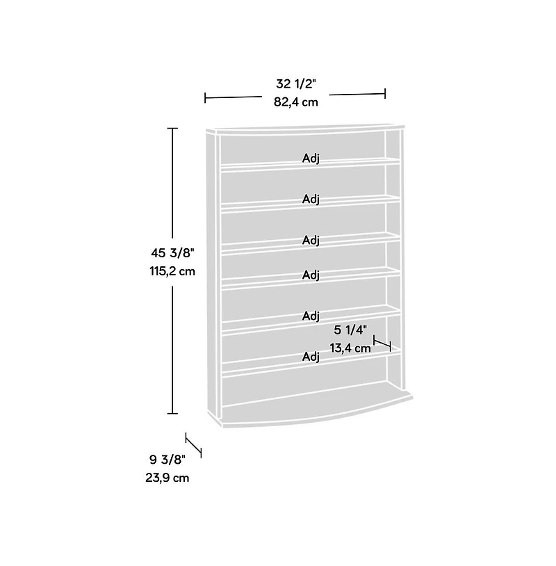 Sauder Misc Entertainment Multimedia Storage Tower