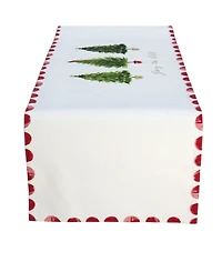 Tableau Holiday Joy To All Tree 72" Table Runner