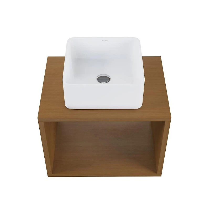 Swiss MadisonConcorde 24'' Wall-Hung Vanity In Brown Oak