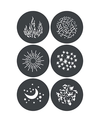Godox Gp-GS2 Gobo Set for MG1200Bi Spotlight Mount (6-Pack)