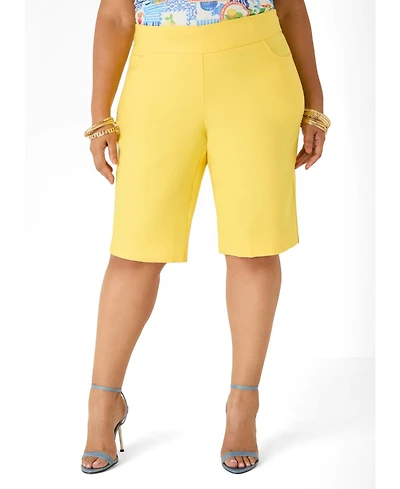 Ashley Stewart Women's Millennium Bermuda Shorts