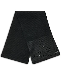 Karl Lagerfeld Paris Studded Shaker Stitch Scarf