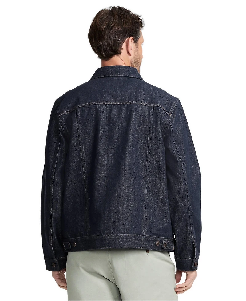 Lands' End Men's Denim Trucker Jacket