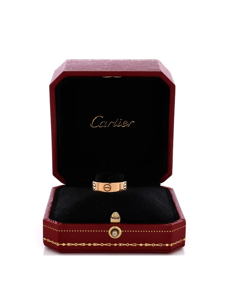 Pre-Owned Cartier Engraved Love Band Ring