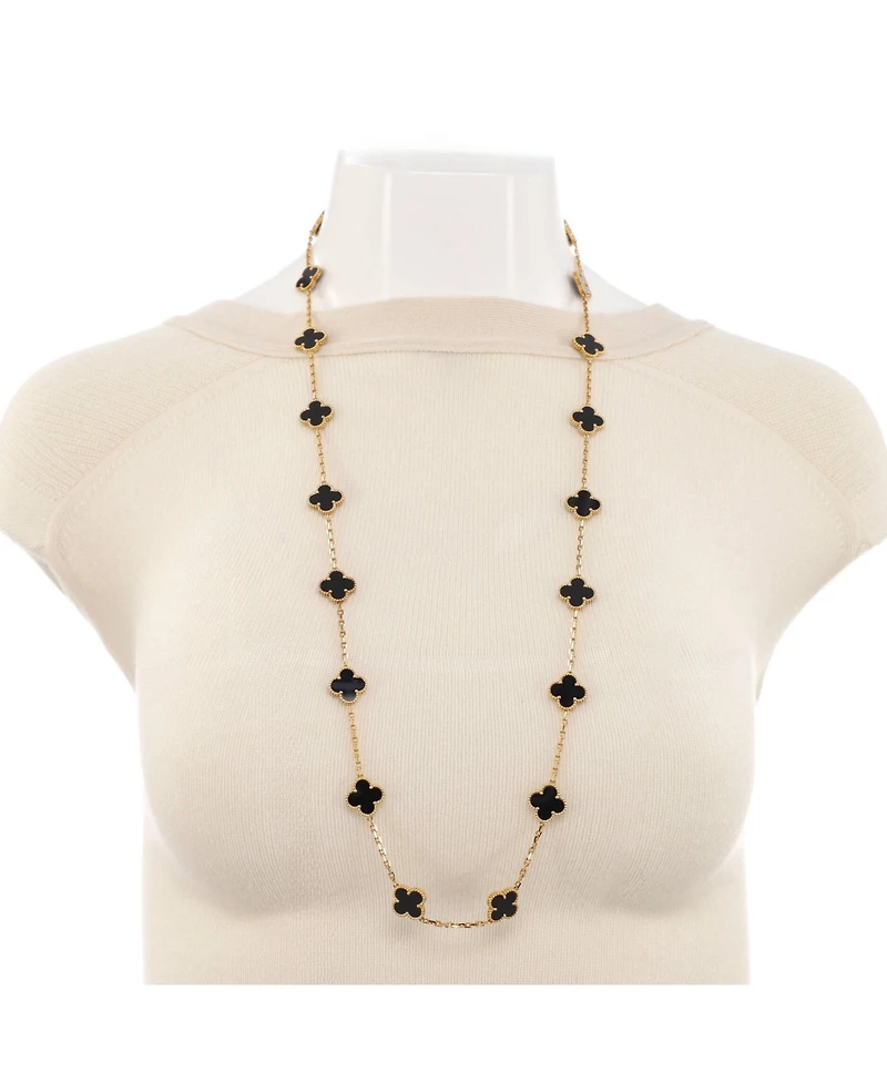 Pre-Owned Van Cleef and Arpels Vintage Alhambra 20 Motifs Necklace