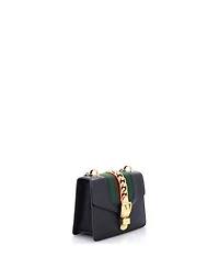 Pre-Owned Gucci Mini Sylvie Chain Shoulder Bag Leather