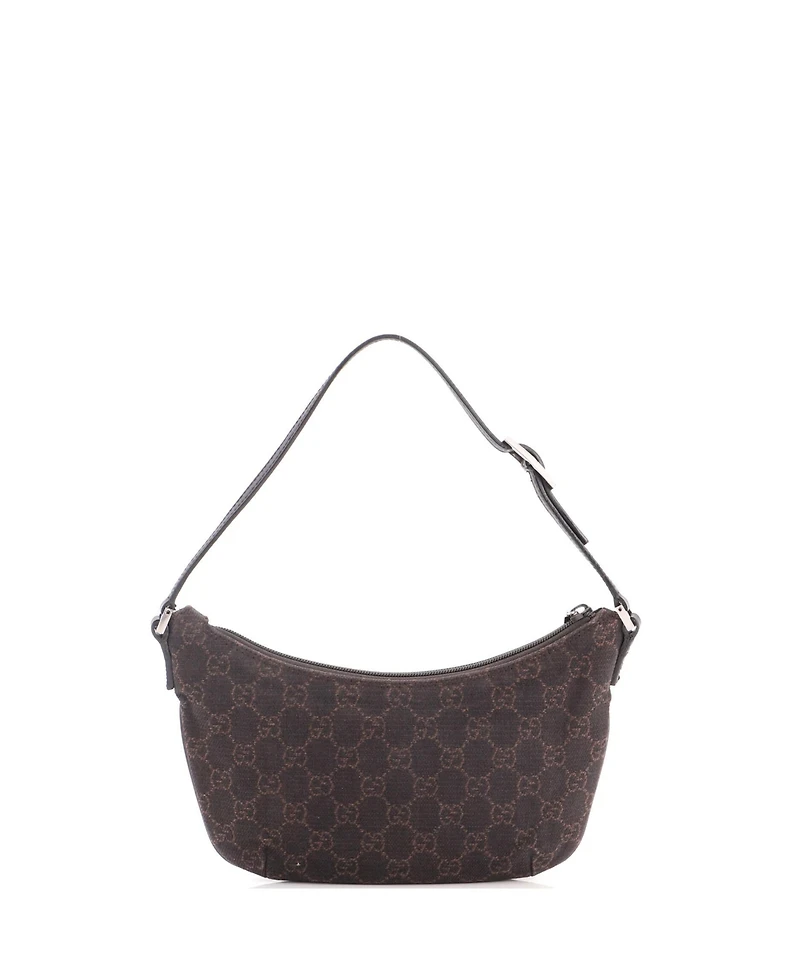 Pre-Owned Gucci Small Vintage Pochette Shoulder Bag Gg Canvas