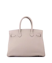 Pre-Owned Hermes Birkin 30 Handbag Grey Togo with Rose Gold Hardware