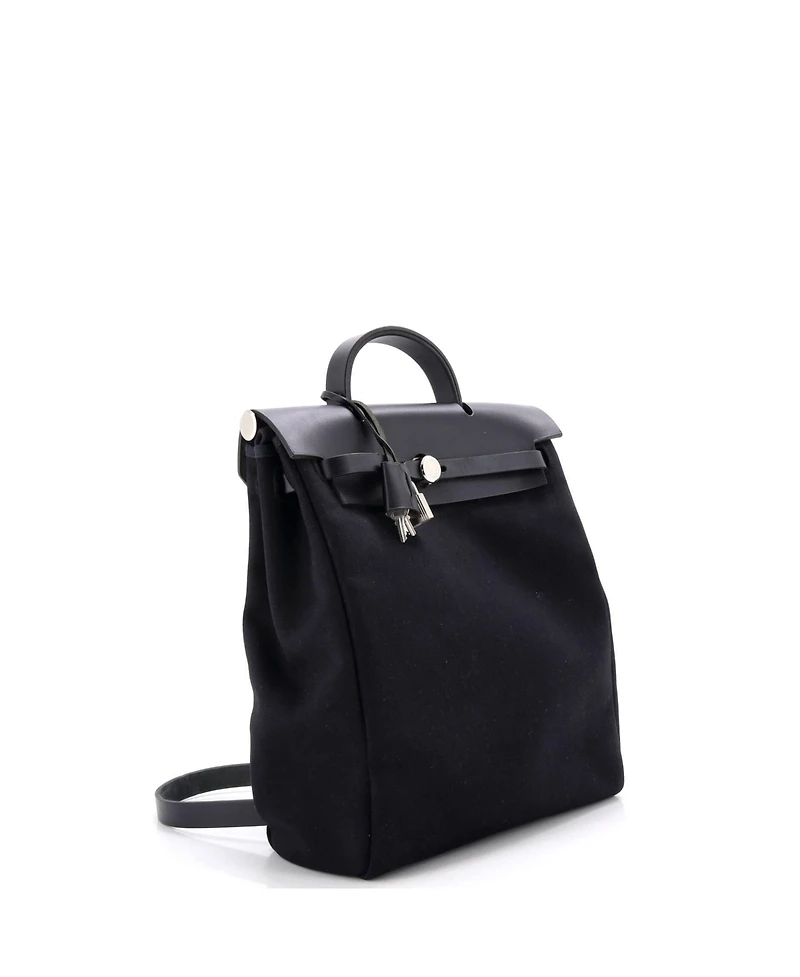 Pre-Owned Hermes Herbag A Dos Backpack Toile