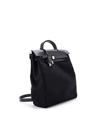 Pre-Owned Hermes Herbag A Dos Backpack Toile