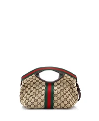 Pre-Owned Gucci Small Giglio Tote Gg Canvas