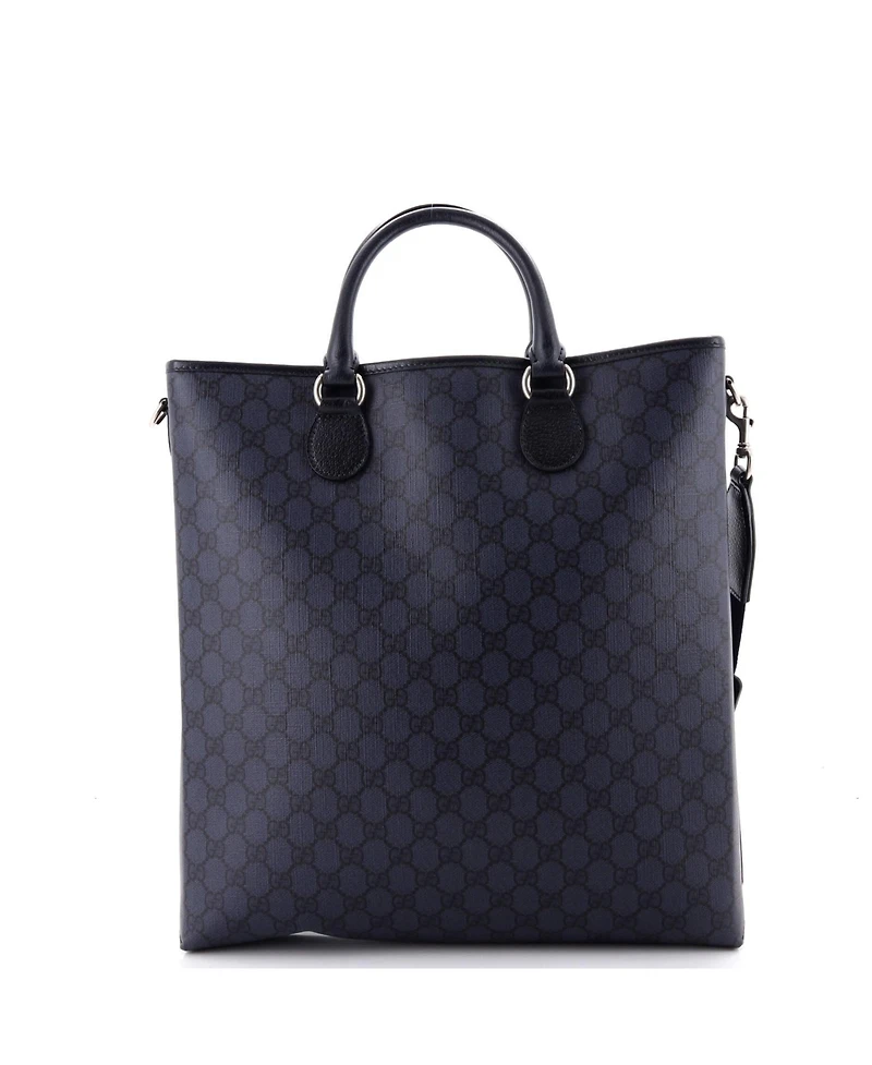 Pre-Owned Gucci Medium Ophidia Convertible Tote Gg Coated Canvas