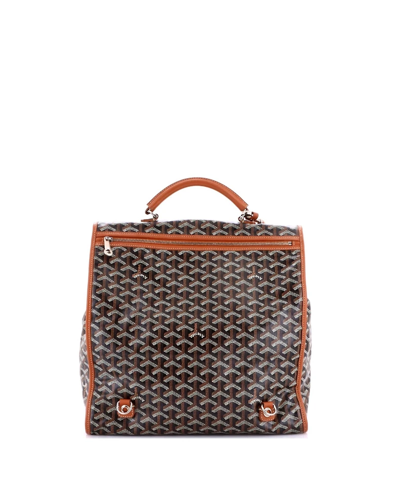 Pre-Owned Goyard Saint Leger Briefcase Backpack Coated Canvas
