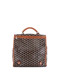 Pre-Owned Goyard Saint Leger Briefcase Backpack Coated Canvas