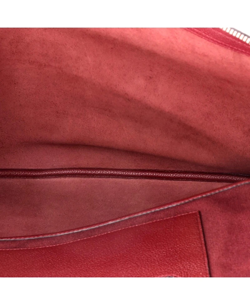 Pre-Owned Gucci Medium B Shoulder Bag Leather