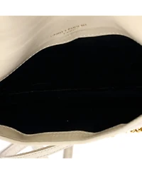 Pre-Owned Saint Laurent Classic Monogram Phone Holder Shoulder Bag Embossed Leather