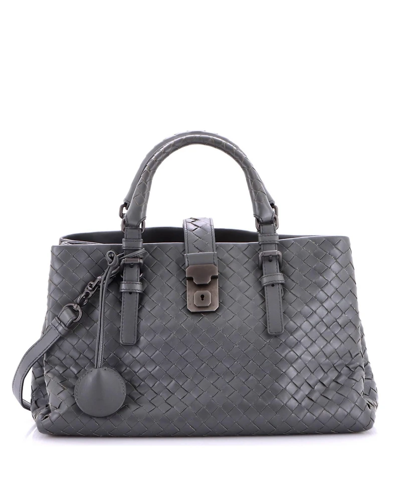 Pre-Owned Bottega Veneta Small Roma Bag Intrecciato Nappa