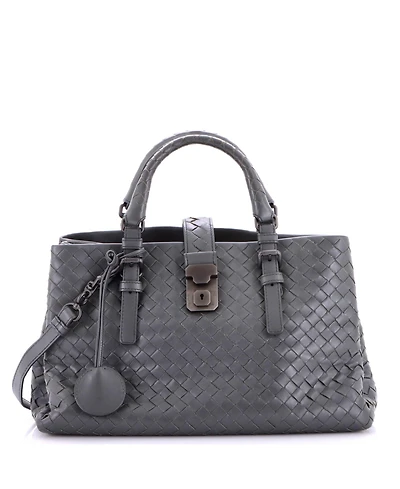 Pre-Owned Bottega Veneta Small Roma Bag Intrecciato Nappa