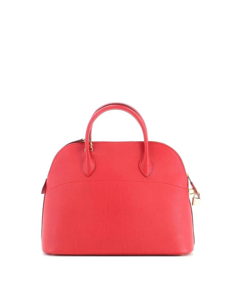 Pre-Owned Hermes 35 Bolide Bag Fjord