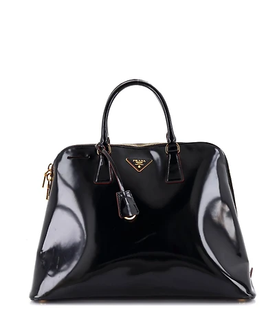 Pre-Owned Prada Large Promenade Bag Spazzolato Leather