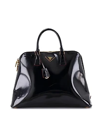 Pre-Owned Prada Large Promenade Bag Spazzolato Leather