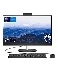 Hp Essential 27-cr2000t 27" Touchscreen All-in-One Desktop with Ai, 16GB DDR5 Ram, 512GB Ssd, Windows 11 Home, Includes Keyboard and Mouse