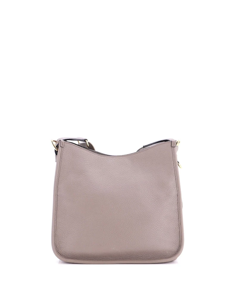 Pre-Owned Prada Medium Logo Strap Hobo Leather
