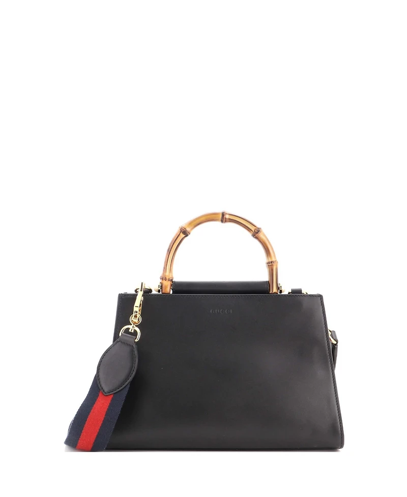 Pre-Owned Gucci Small Nymphaea Top Handle Bag Leather