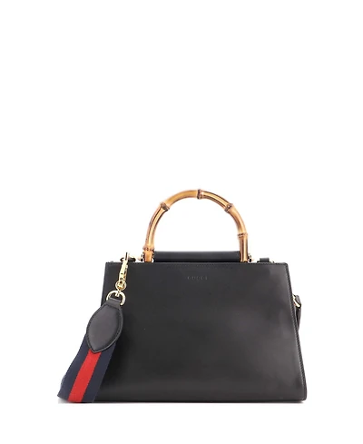 Pre-Owned Gucci Small Nymphaea Top Handle Bag Leather