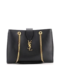 Pre-Owned Saint Laurent Large Classic Monogram Shopper Leather