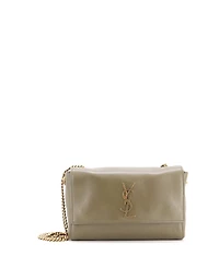 Pre-Owned Saint Laurent Small Classic Monogram Reversible Shoulder Bag Suede