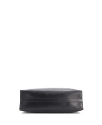 Pre-Owned Prada Large Triangle Logo Convertible Open Tote Leather