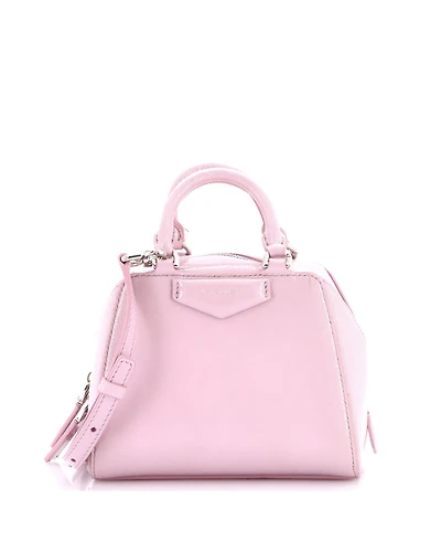 Pre-Owned Givenchy Nano Antigona Cube Bag Leather