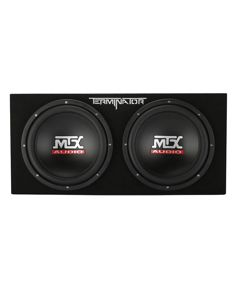 Mtx TNE212DV Terminator Dual 12-Inch 2000W Max Vented Subwoofer Enclosure