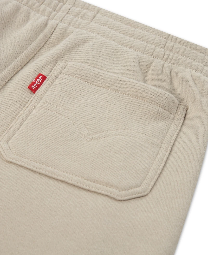 Levi's Boys' 4-7 Plaid Shirt and Joggers, 2-Piece Set