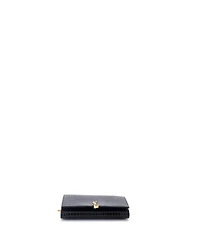 Pre-Owned Saint Laurent Classic Monogram Flap Chain Wallet Embossed Leather