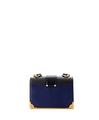 Pre-Owned Prada Small Cahier Crossbody Bag Leather and Saffiano Leather