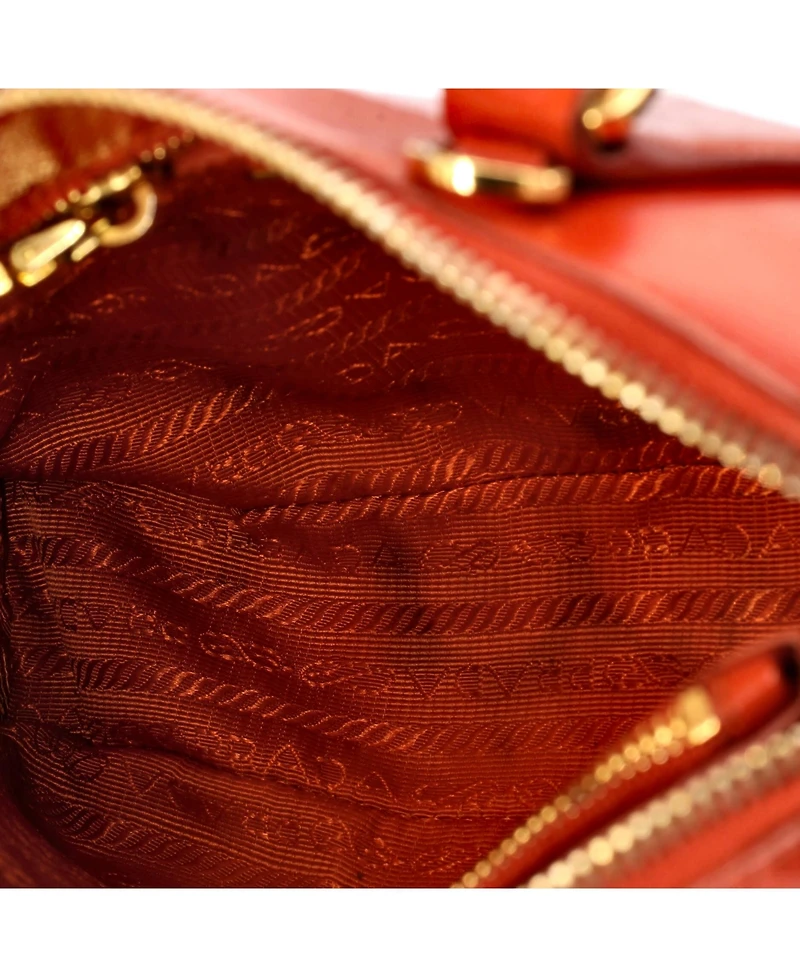 Pre-Owned Prada Small Promenade Bag Vernice Saffiano Leather