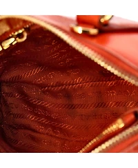 Pre-Owned Prada Small Promenade Bag Vernice Saffiano Leather