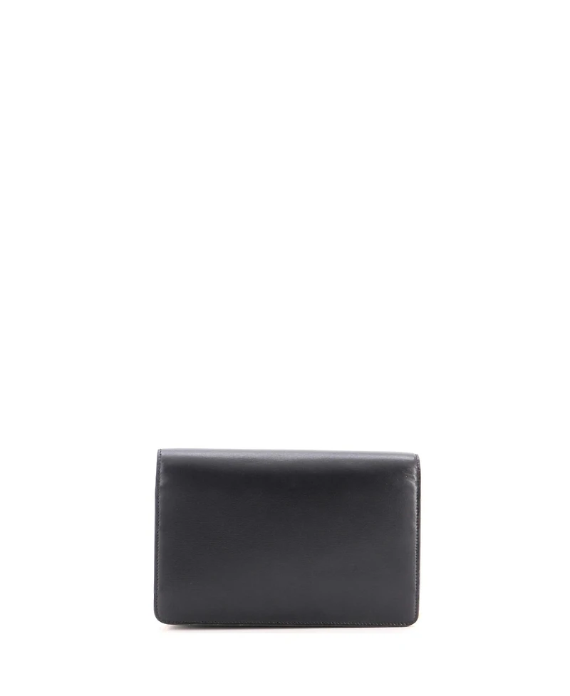 Pre-Owned Celine Margo Triomphe Wallet on Chain Leather
