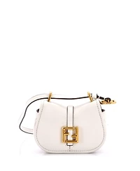 Pre-Owned Fendi Nano C'mon Shoulder Bag Leather