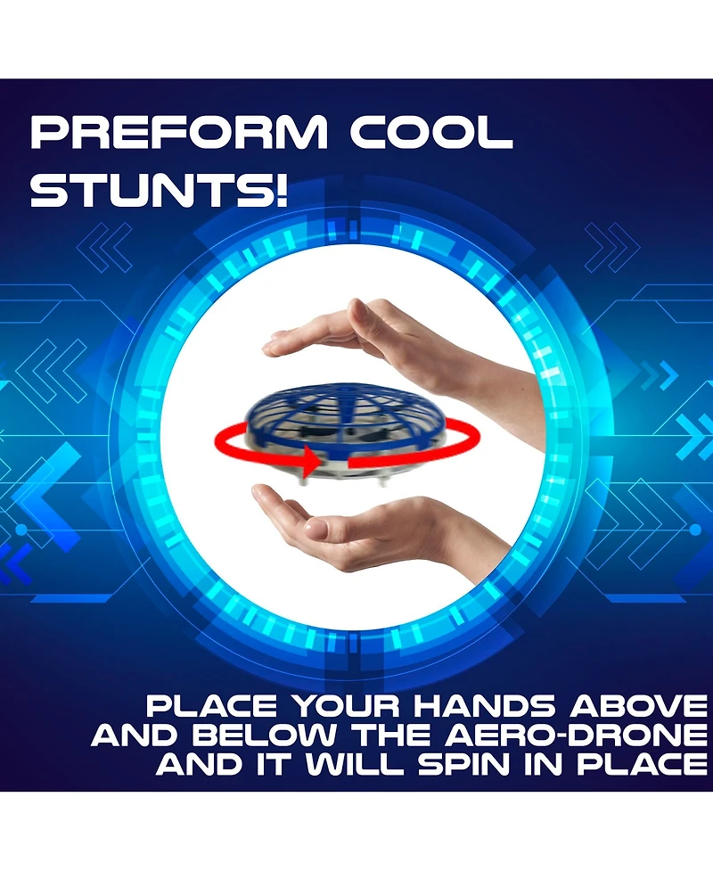 Top Secret Toys Hovertech Aero-Drone 360 Hand-Operated Drone