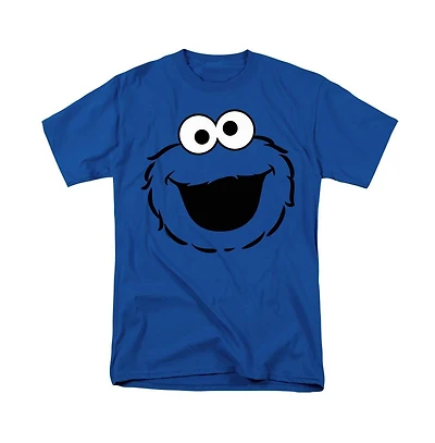 Sesame Street Men's Cookie Monster Full Face T-Shirt