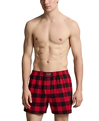 Polo Ralph Lauren Men's Plaid Single Button Fly Boxer