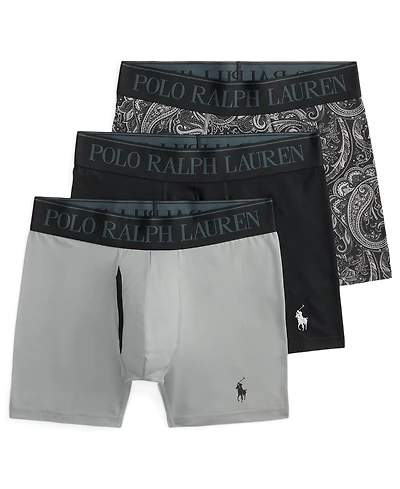 Polo Ralph Lauren Men's Boxer Briefs, 3-Pack